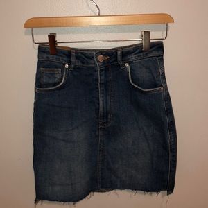 Zara denim skirt